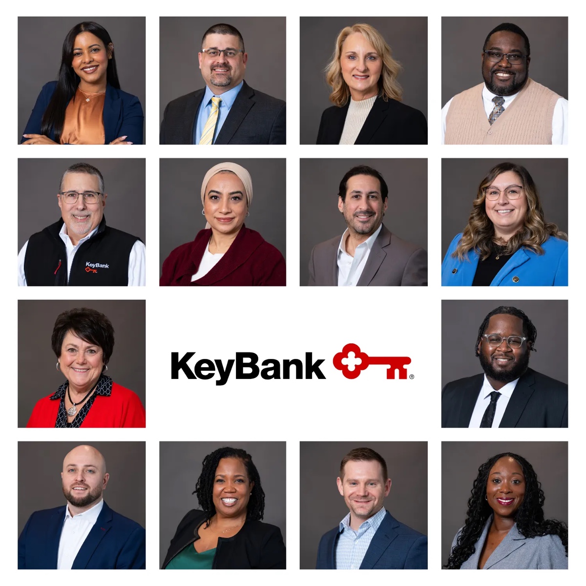 KeyBank team headshot case study