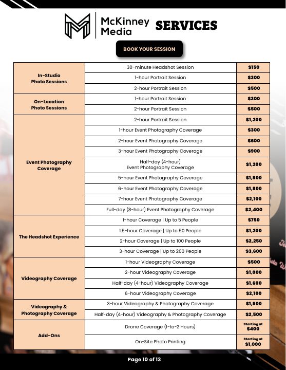 Media Production by McKinney Media, page 10