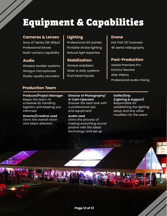 Media Production by McKinney Media, page 12