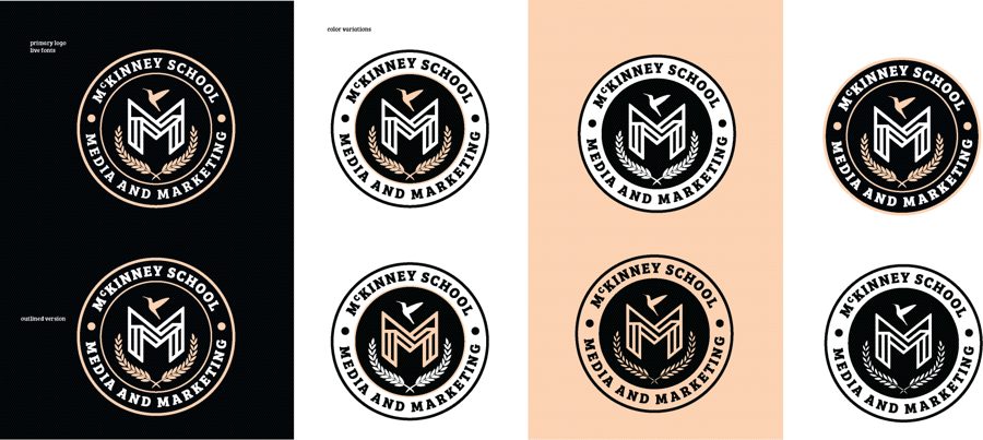 McKinney School of Media & Marketing logo files preview